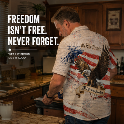 America 250 Years Of Freedom Hawaiian Shirt