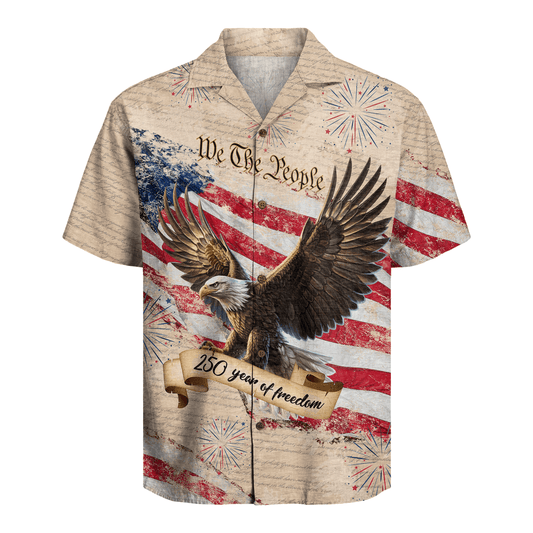 America 250 Years Of Freedom Hawaiian Shirt